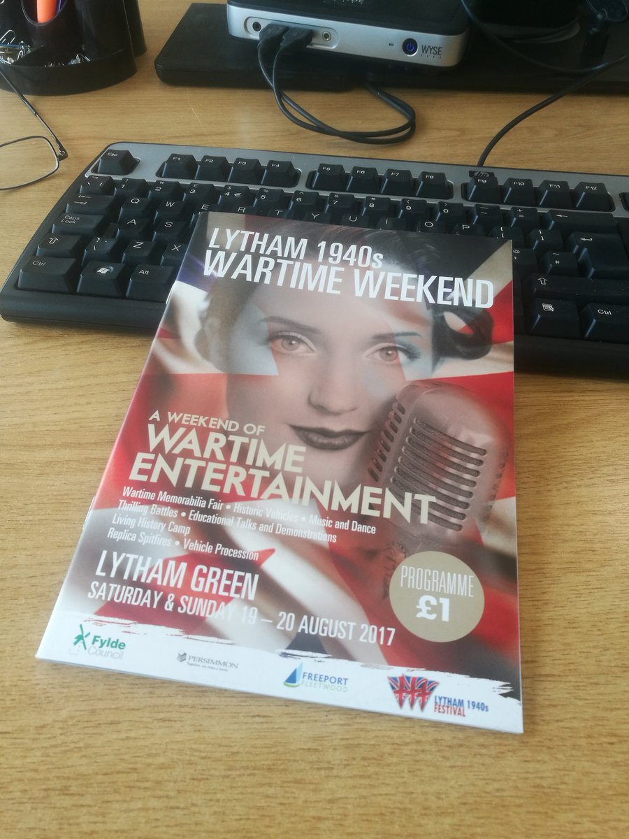 Just a note to say a big thank you for the advertising support from local companies in the event programme. On sale from tomorrow for £1