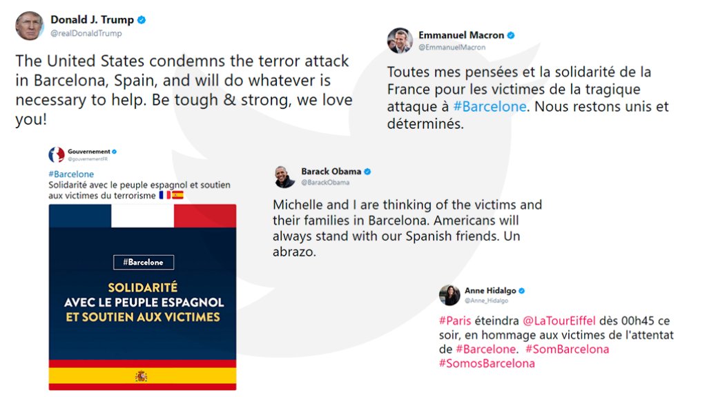 FRANCE24's tweet photo. World leaders express solidarity in wake of Barcelona attack https://t.co/npw4GpslJo https://t.co/jT4hSdzEcP