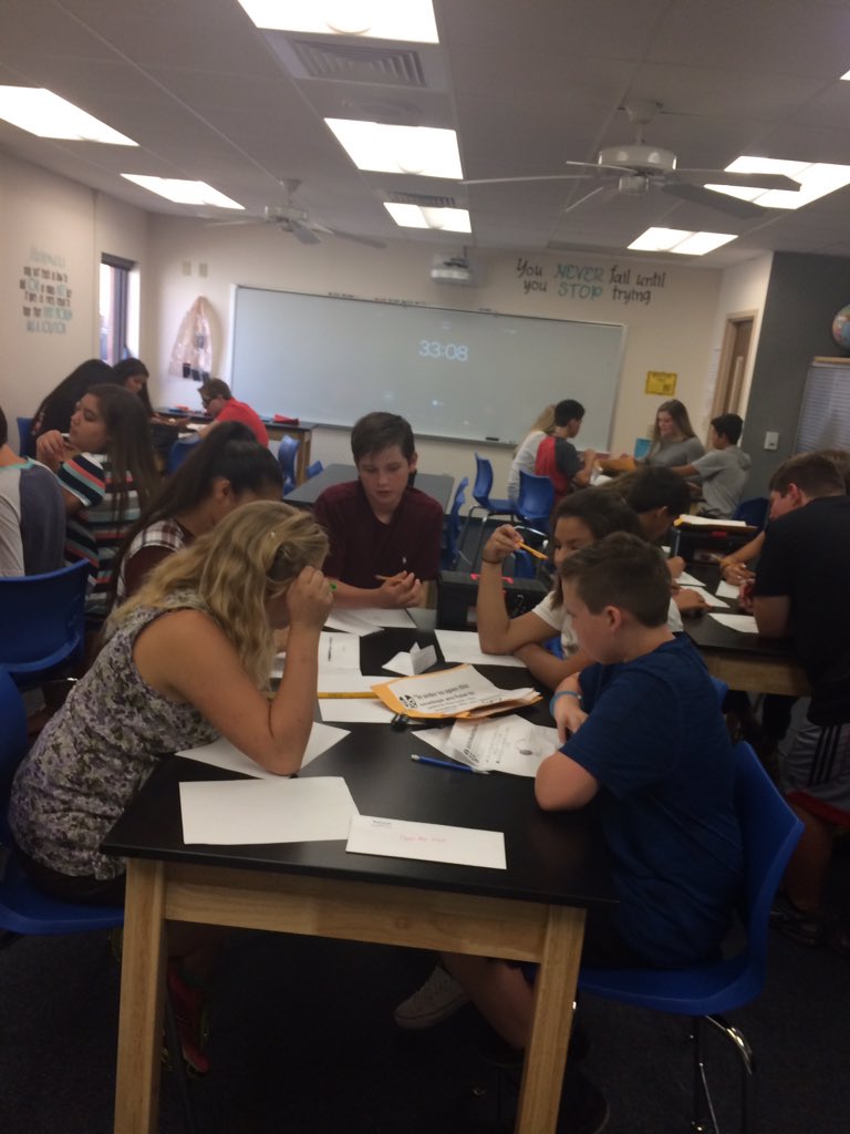 MGould8320's tweet photo. Who's got the skills to "escape" math class? @WestbrookISD #EscapeClassroom https://t.co/sW7CEl4II8