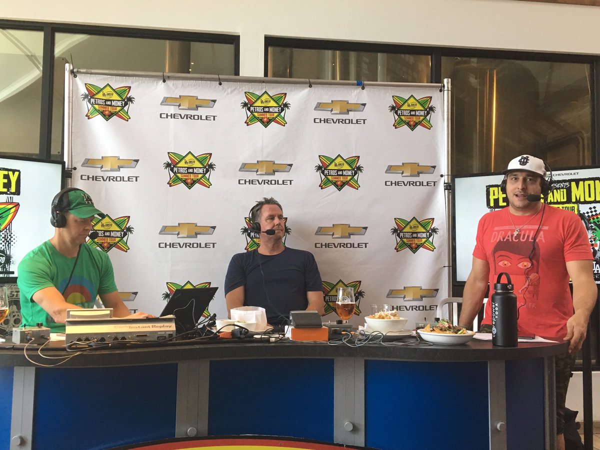 Here with my guys @petrosandmoney at their #ChevySummerTour2017 at @BPbrewing in Long Beach