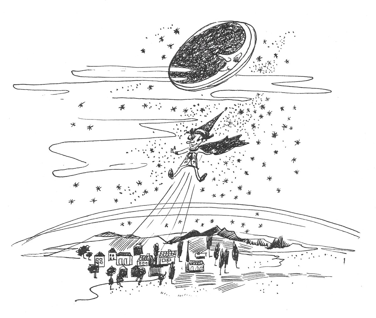 Wuussch, grade ist das #Sternschnuppenmännlein von den Sternen  runtergesaust und genau da gelandet  tinyurl.com/sternschnuppen…