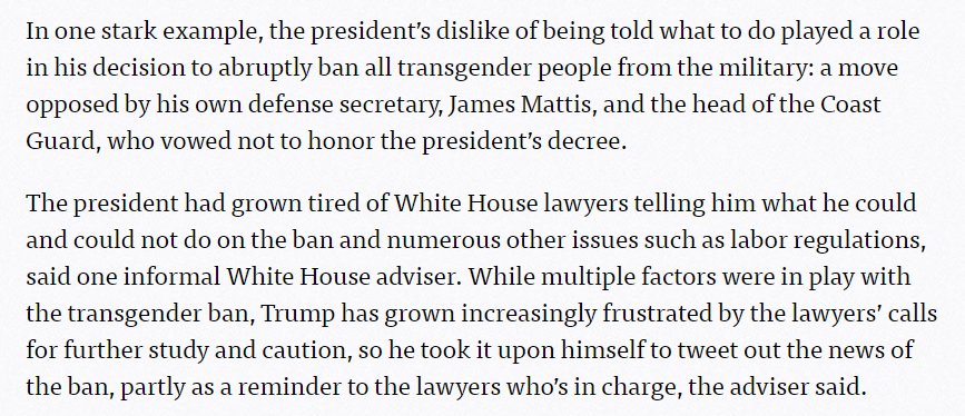 briantashman's tweet photo. Donald Trump's decision to ban transgender service members was the result of a temper tantrum https://t.co/pjTCYWcgt6 https://t.co/BlGmLrveOn