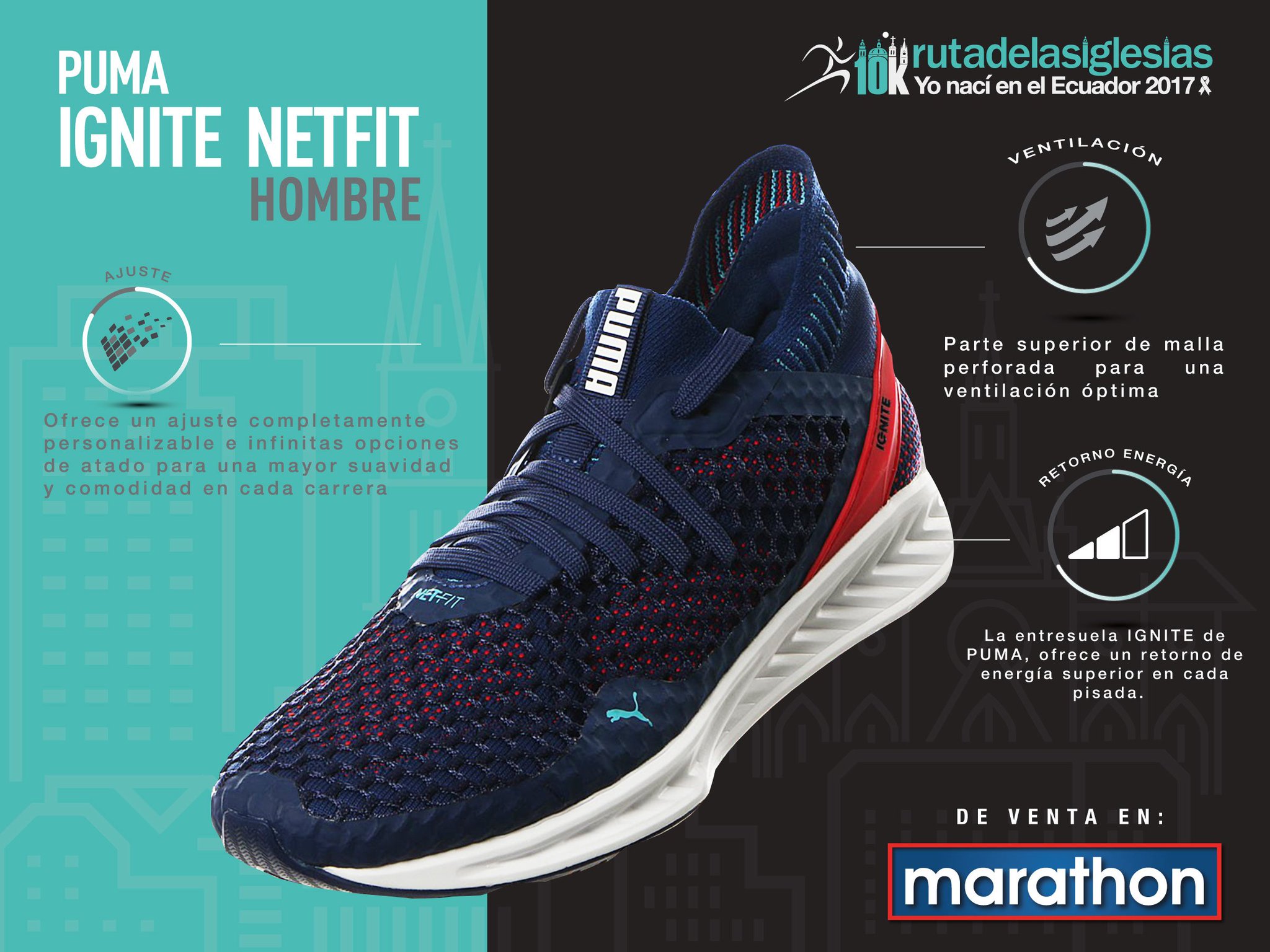 Marathon Sports al Twitter: tus zapatos se ajustan a ti! 🤟🏼 los nuevos Ignite Netfit descubre infinitas formas de comodidad y ajuste! https://t.co/sVyFFWeFuS" Twitter