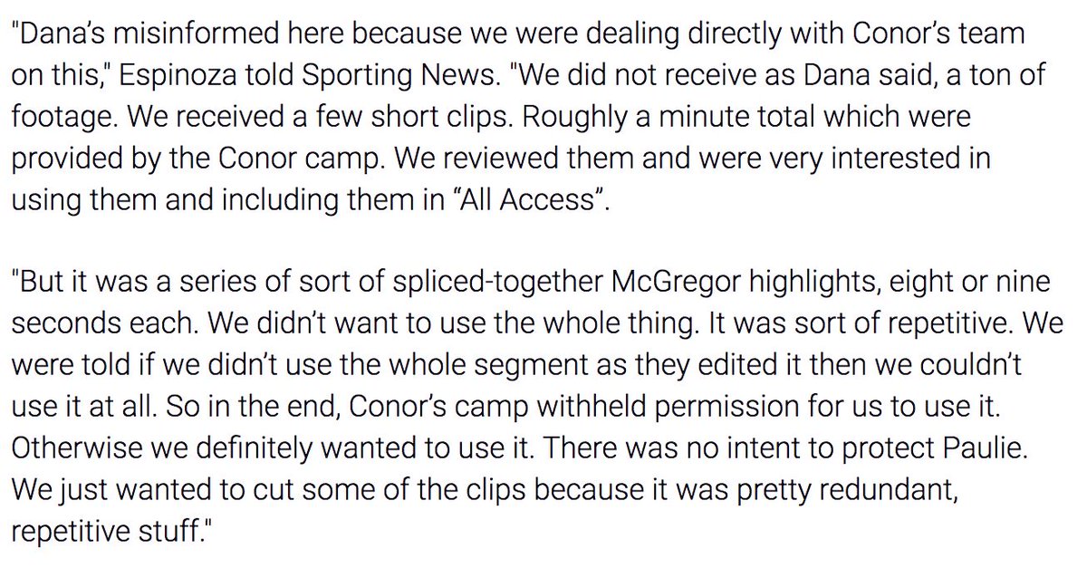 Dana was "misinformed." Ah, I see. sportingnews.com/other-sports/n…