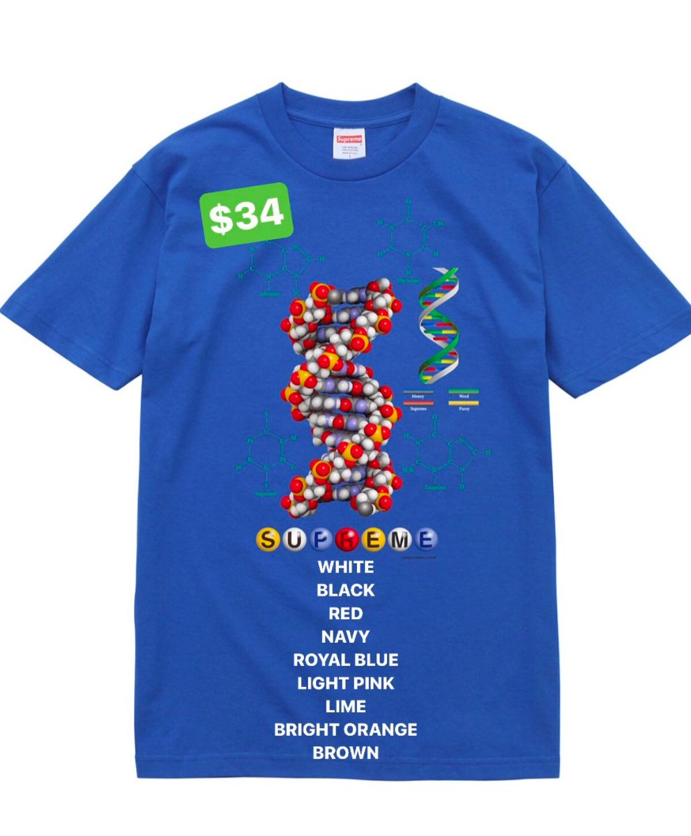 SupremeAccess's tweet photo. Supreme week 1 Tee colors, and prices!

Random person who comments their favorite Tee wins a free slot!

#FW17 https://t.co/wbKZIXoHvs