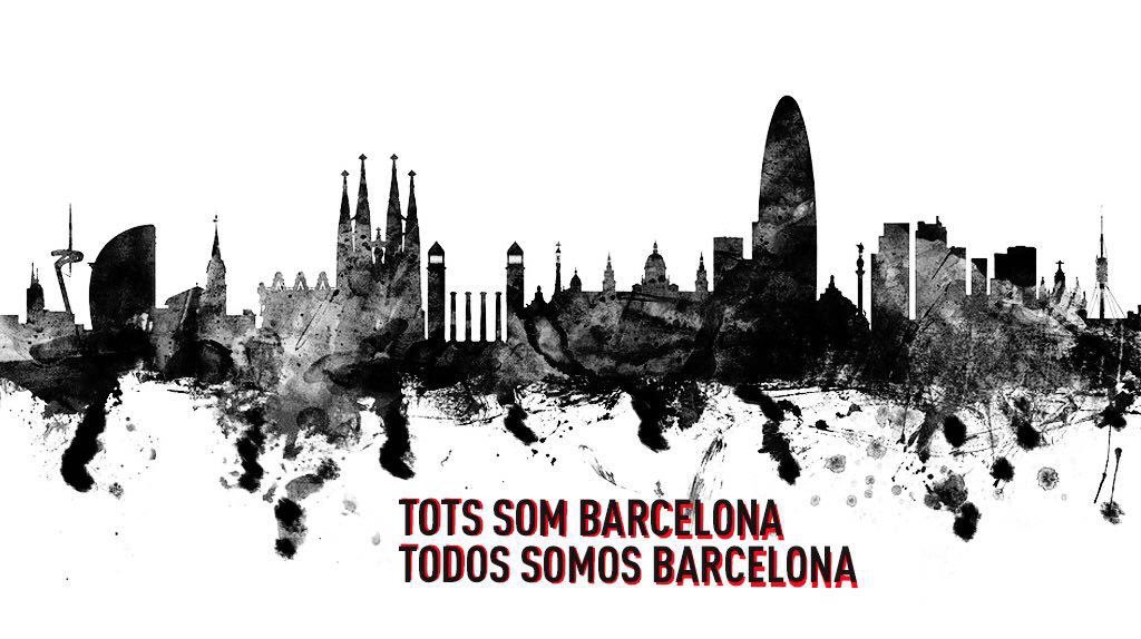 evacolladoduran's tweet photo. Tristeza profunda en mi ciudad. Gracias a todos por vuestro apoyo y cariño, hoy siento que #TodosSomosBarcelona #Barcelona https://t.co/phuIjqe8JA
