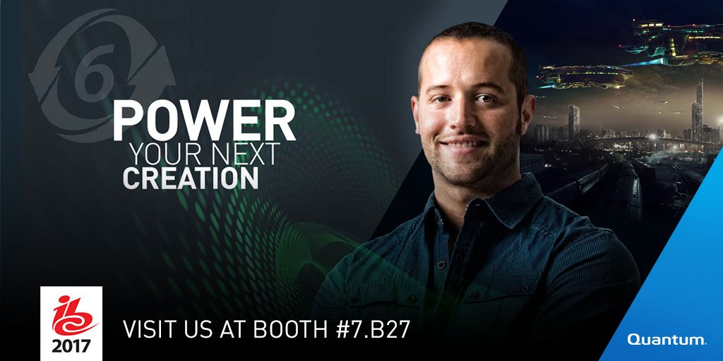 QuantumCorp's tweet photo. #IBC2017 is in a month! Will you be there? https://t.co/bpXuhUxG2n