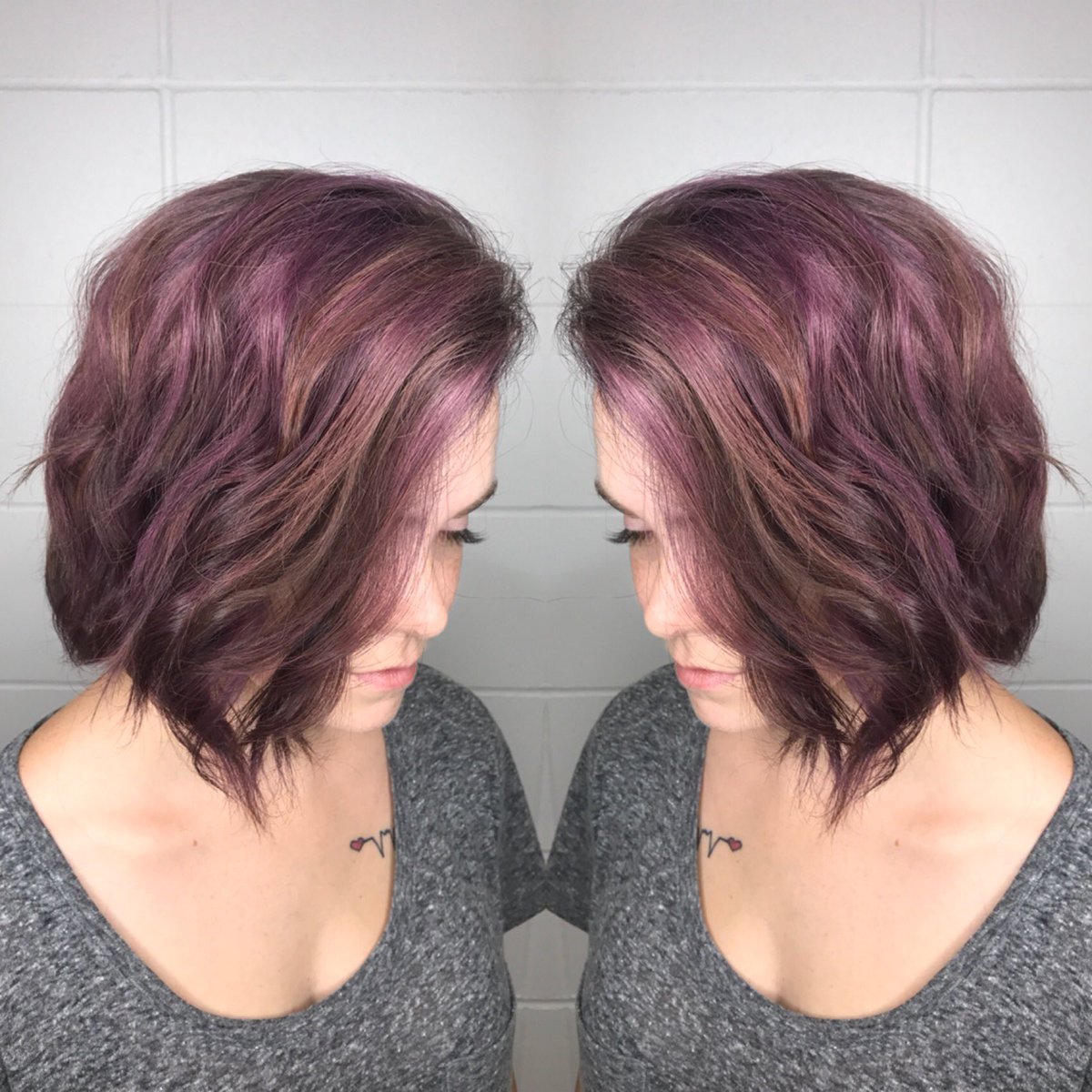 Fun day at the salon 😍💕 #reddeersalons #rosegold #pravana