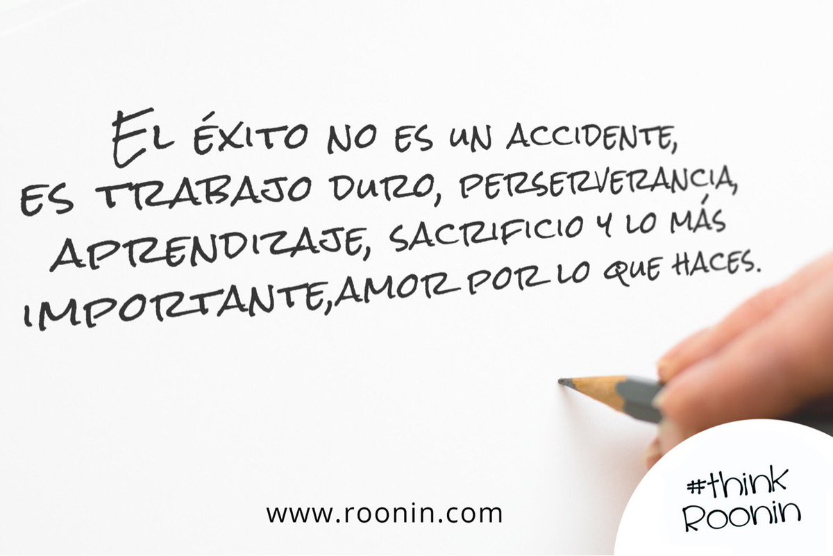 rooninmx's tweet photo. Trabaja, persevera, aprende, ama lo que haces, el éxito es consecuencia de muchos factores.
.
#thinkroonin #éxito #success #Roonin https://t.co/eHHGnqRPl1
