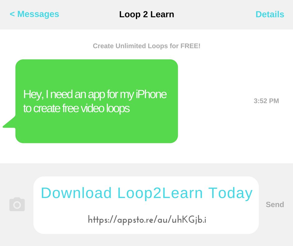 Loop2Learn's tweet image. Download Loop 2 Learn from Apple Store to create unlimited free video loops for any youtube video you like to play. appsto.re/au/uhKGjb.i
