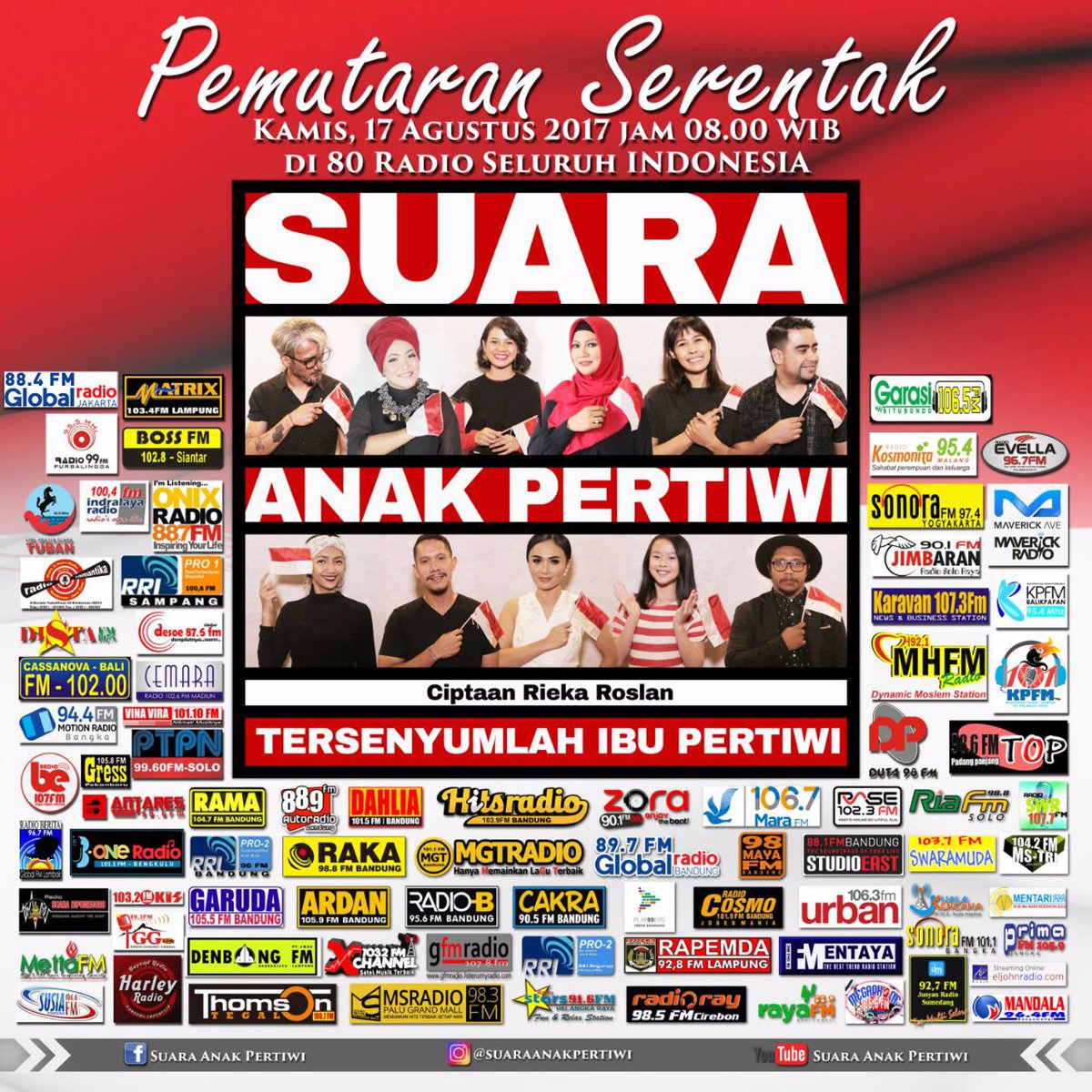 desoe876fm's tweet photo. #NP @suaranakpertiwi #TERSENYUMLAHIBUPERTIWI MD @yonny_murdock  Cc @HadyDfm 
#MusikIndonesia
#DesoeRadioCianjur
#Ayodengarradio https://t.co/DEpT4orXwV