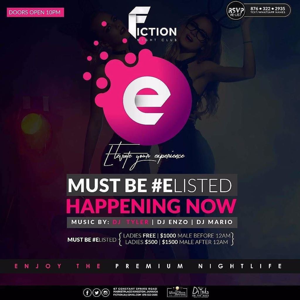 Happening now at the #allnewfiction <a href="/fictionjamaica/">Fiction 2.0</a> #e_atfiction #thursday #gethere #elist 876-322-2935
#Repost <a href="/d/">d</a>… ift.tt/2wlmUJS