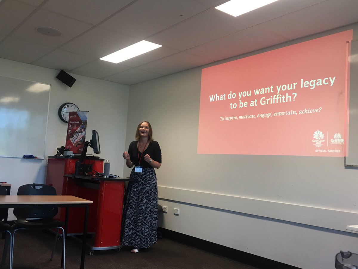 stephfenelon's tweet image. "I just want to inspire people to be their best self" 👏💚@HayleyPay24 #exploreblog @Griffith_Intl