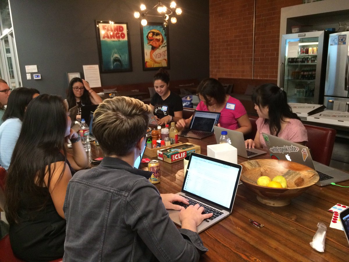 WSC_LA's tweet photo. During #OpenSourceHours @outofambit shows us how to contribute to @p5xjs 🌟 https://t.co/MxI08B7w24