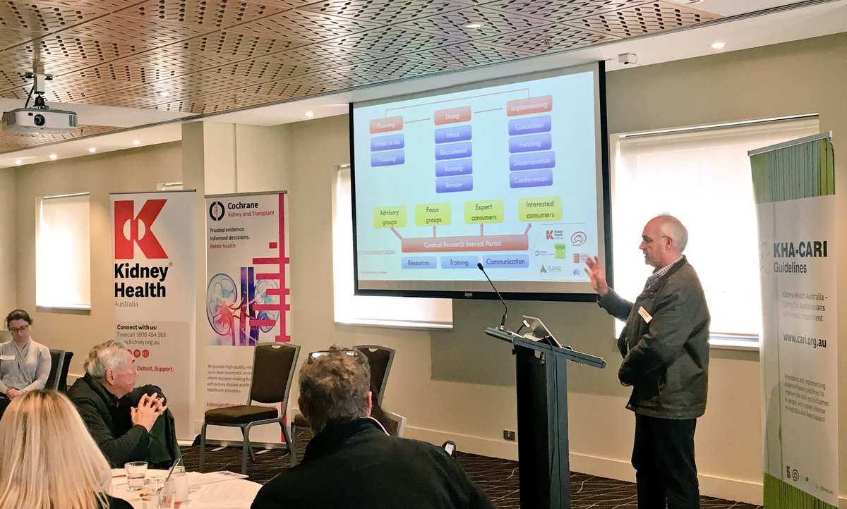 BEAT_CKD's tweet photo. Martin Howell - starting the discussion on putting theory into practice re patient involvement in research @KidneyHealth #beatckdinvolve https://t.co/eeXUqHtbp2