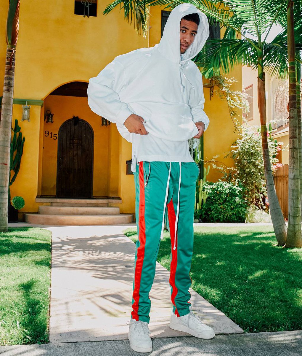 crysp denim fb track pants
