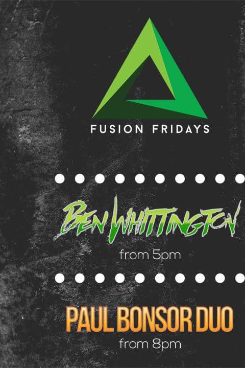 Blue_Gums_Hotel's tweet photo. Friday Fusion tonight in BAR345
5pm https://t.co/yKmvbKPBJx