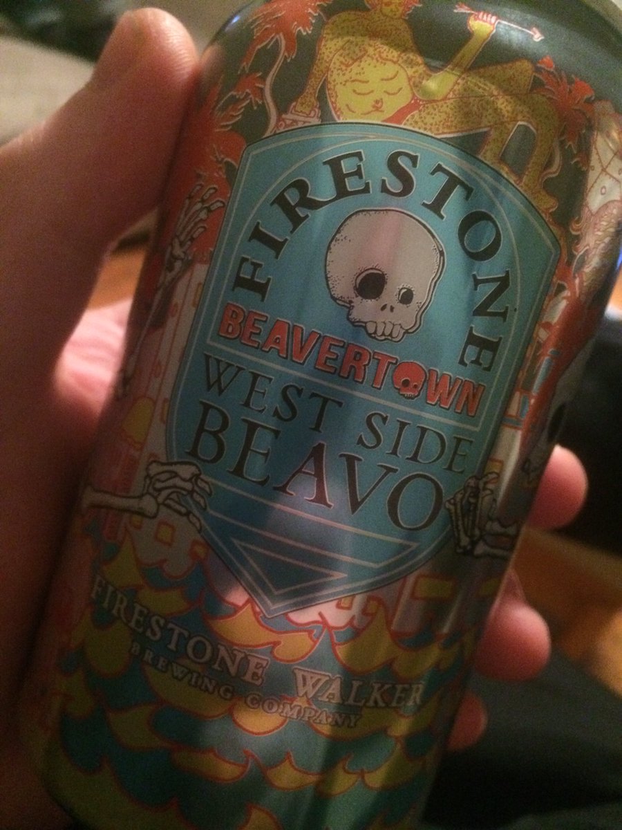 KSumner0's tweet photo. Tonight's tipple after a long day. West Side Beavo lager via @BeavertownBeer &amp; @FirestoneWalker. ✌🏻✌🏻✌🏻 https://t.co/Lrq2RVyEcX
