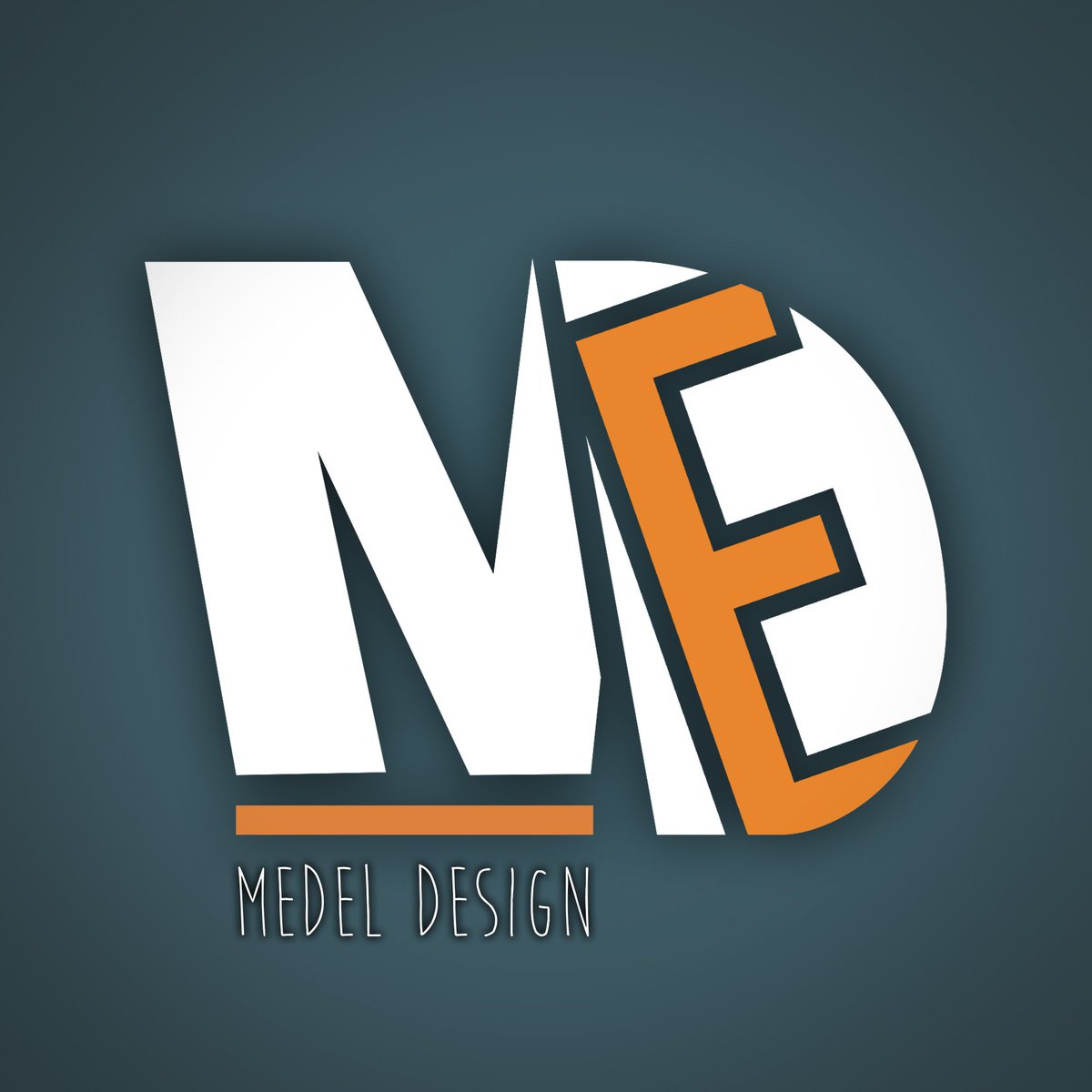 MedelDesign's tweet image. New logo for social networks :)