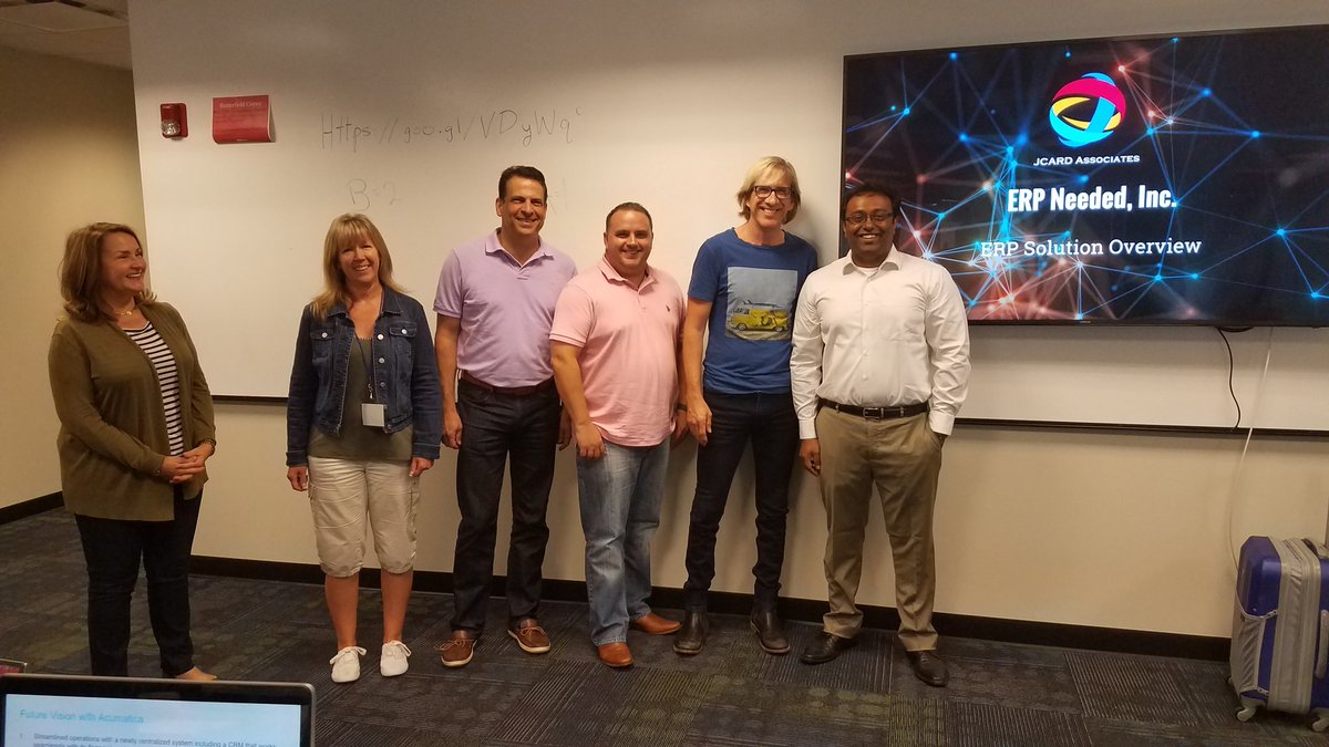 janiali's tweet photo. Completed incredible 3 days of @Acumatica sales and pre-sales training in chicago! Join us next time at #AcumaticaSummit  Nashville Jan 28th https://t.co/zHHLu5tOq9