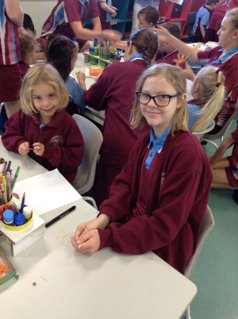 Year62017's tweet photo. Year 6 are helping out the preps with their learning this morning 😊 https://t.co/0J7gvA6mvn