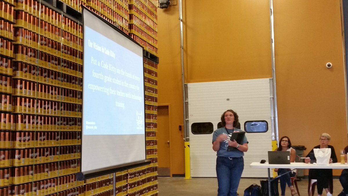 micwalker's tweet photo. .@MNcode_kitty wants to promote equity in #STEM #BREWSNBOTS https://t.co/lRB1TszVNk