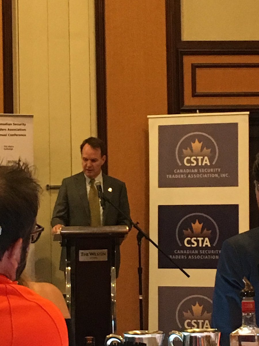 tsx_tsxv's tweet photo. Kicking off @CanadianSTA Conference with keynote speaker, MP for Gatineau, Steven MacKinnon #2017CSTA https://t.co/ZxFYtt8KJ5