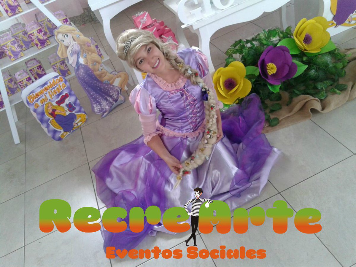 recreArteEvent's tweet photo. Rapunzel! 👑 #RecreArteEventosSociales 🎉 Elige a la princesa que más te guste para tu evento infantil 😀 Las tenemos a todas!👌 #Rapunzel https://t.co/blxhJgmMva