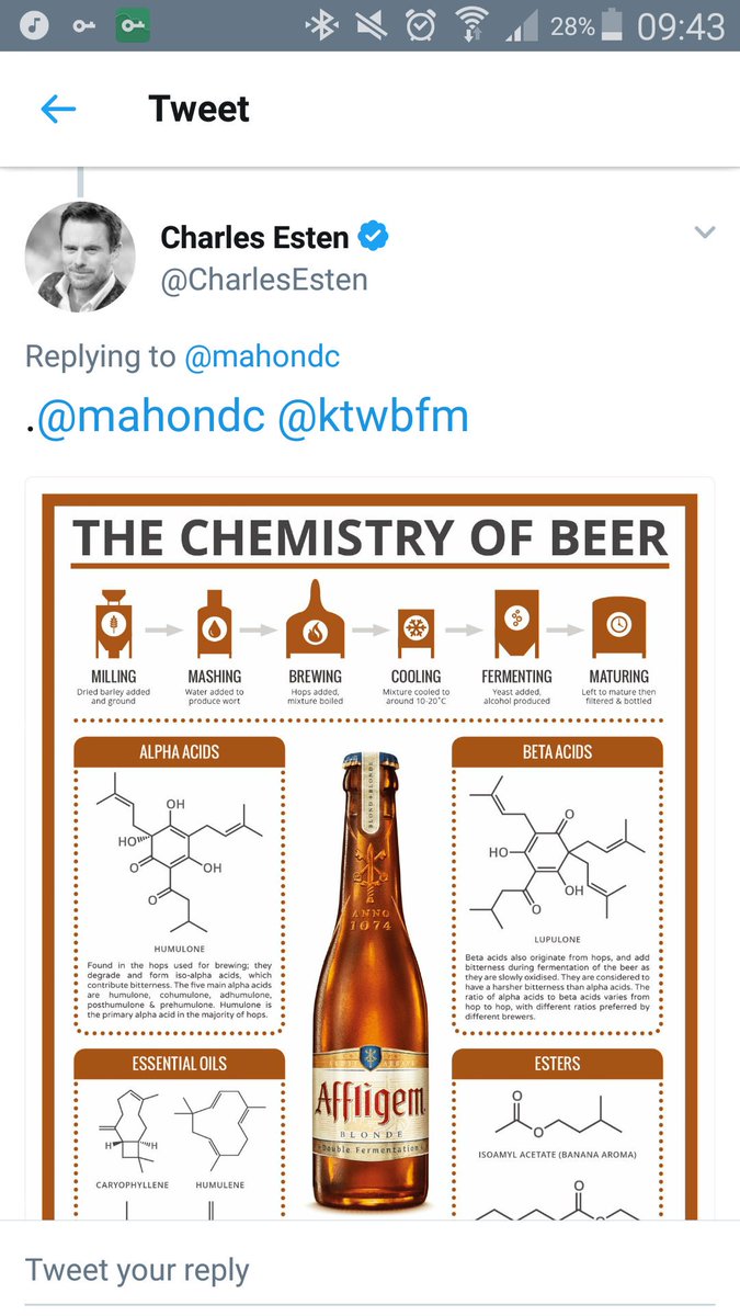 mahondc's tweet photo. #ESFFlashback #4 & for release of #I❤U🍺 @CharlesEsten provided a lesson plan & we analysed beer #InChemClass🍺🍻A student favorite💕Thx Chip💕 https://t.co/PFgxbAchms