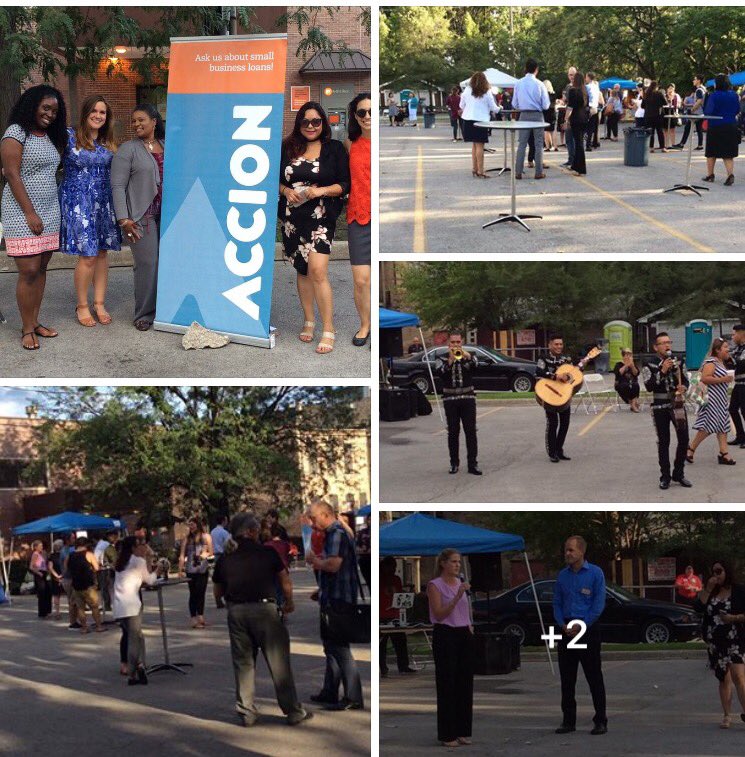 CarolCollum's tweet photo. #SCOREChicago representing with Accion and Byline Bank today at their Annual Taquiza. #SmallBusinessMatters https://t.co/3x6a2BFFc4