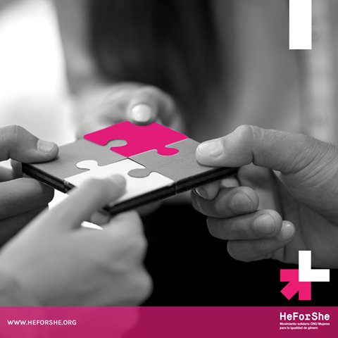Rompe estereotipos de género y marca la diferencia. 
Sé un #HeForShe
heforshe.org/es