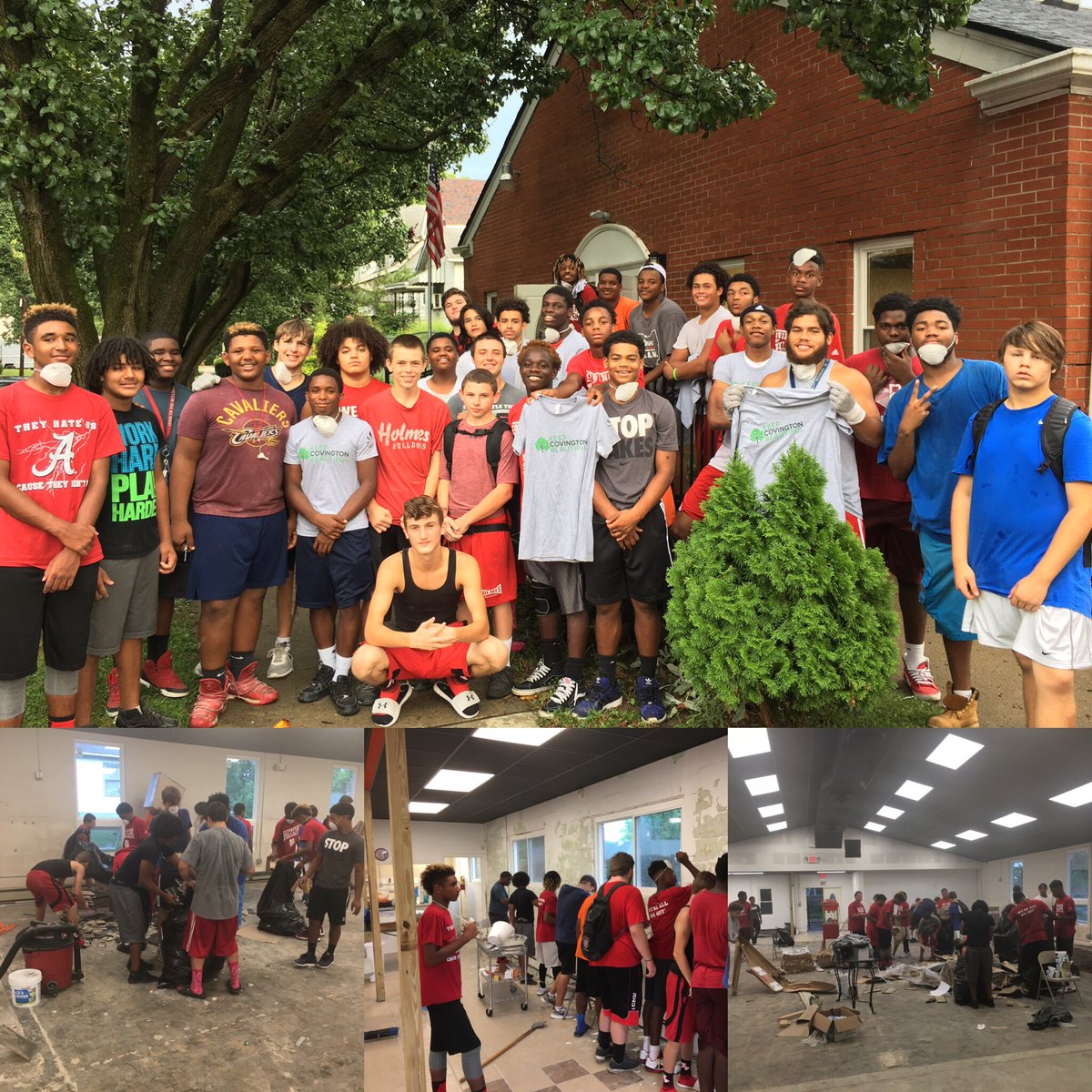 redemptioncov's tweet photo. Huge shoutout to Holmes football team for the help today! Getting it down on and off the field. https://t.co/uvWziFuT4F