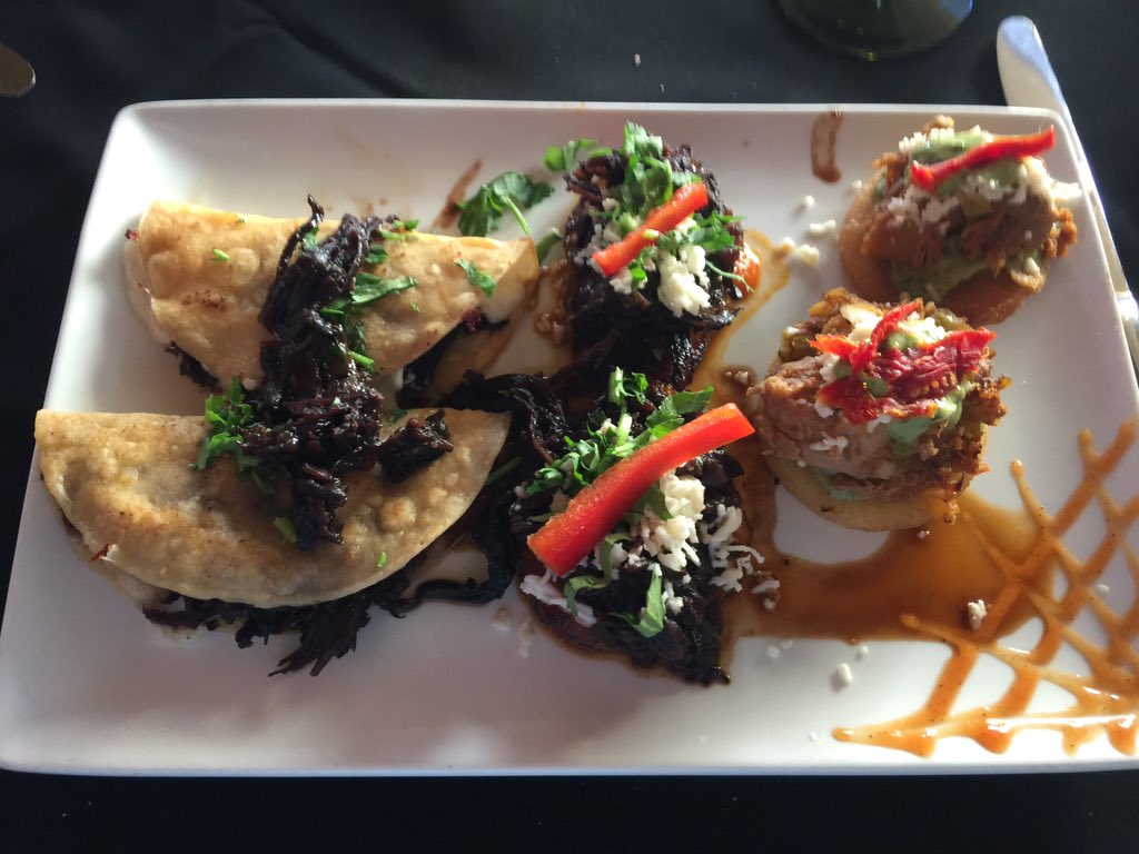 pakpr's tweet photo. Latin fusion @WestVolusiaFLA brings together edgy flavorful tapas sampler de la vega in downtown DeLand #visitflorida #youcangohomeagain https://t.co/JDZCnxPuW7