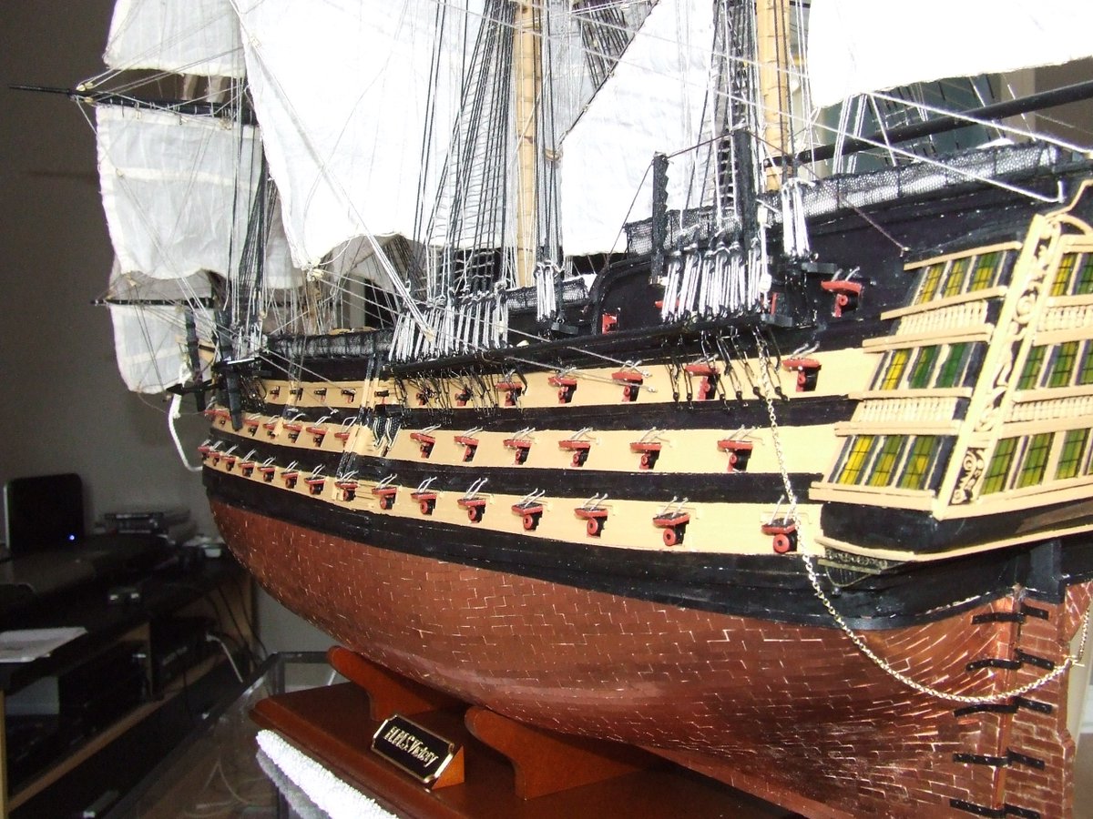 ModelSpaceUSA's tweet photo. Check out forum user andylangtree's HMS Victory! What do you think? #scalemodel #modelspaceus #create #modelmaker https://t.co/7W2l89iX1a