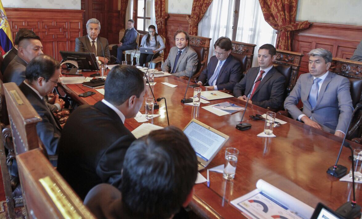 En horas de la mañana se efectuó el encuentro entre el Presidente de la República <a href="/Lenin/">Lenín Moreno</a> y miembros de la <a href="/asofipse/">Asofipse</a>