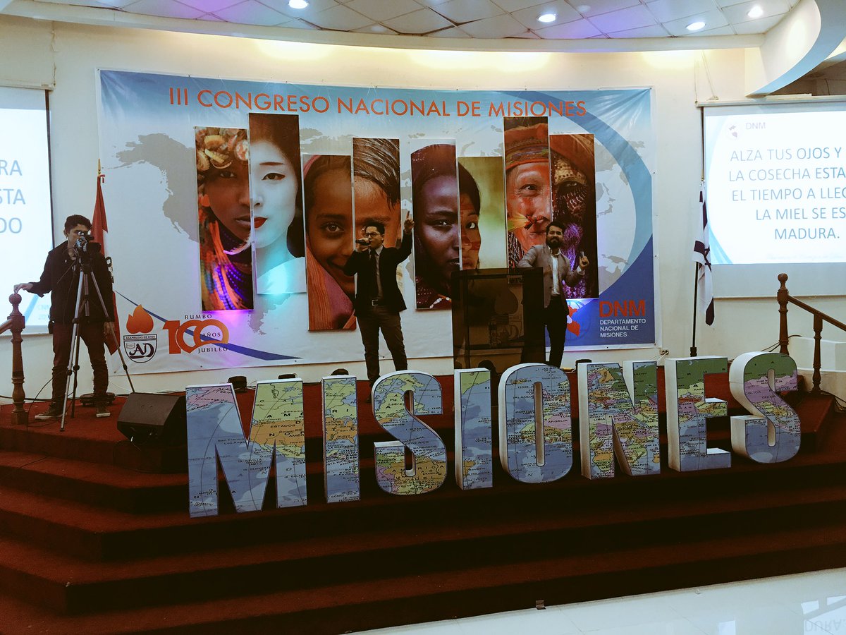 GregMundis's tweet photo. In Lima, Peru at a national missions conference!  Great leadership, great missionaries and a great presence of the Lord! https://t.co/CLSvClMizf