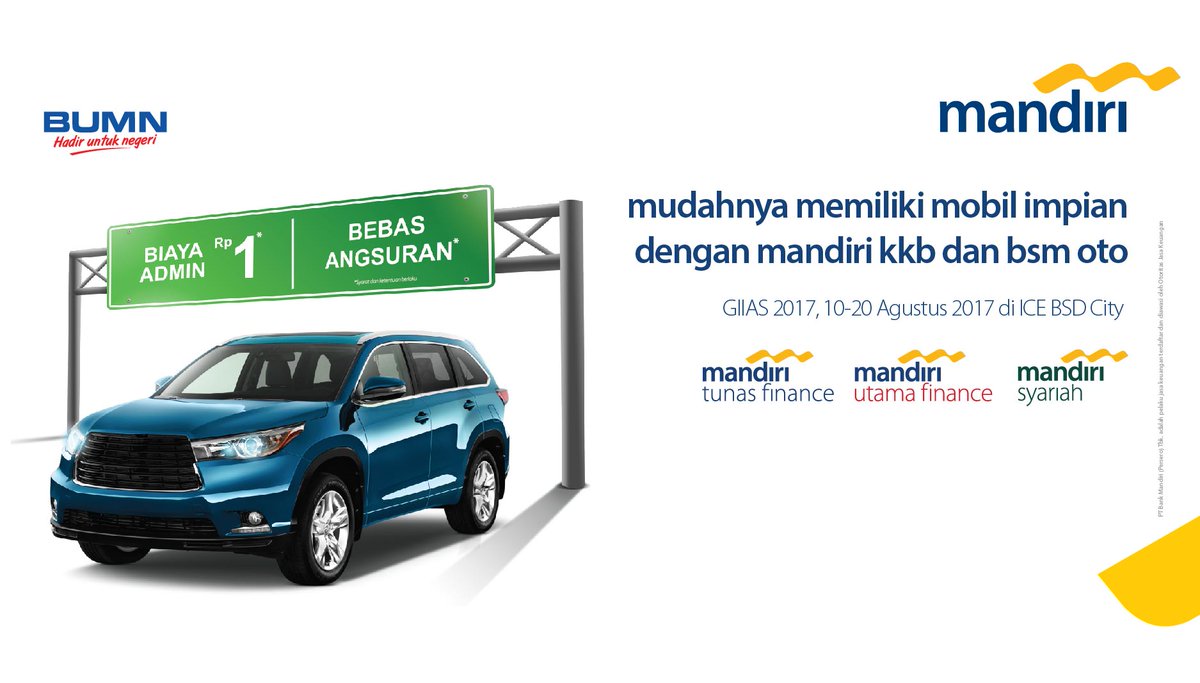 bankmandiri's tweet photo. Aktivasi #mandiriGIIAS Periode2 berlanjut dgn hadiah e-cash Rp 5.000.000,- utk 50 pemenang! https://t.co/OHFSBKeSMK https://t.co/ep2iV03anb