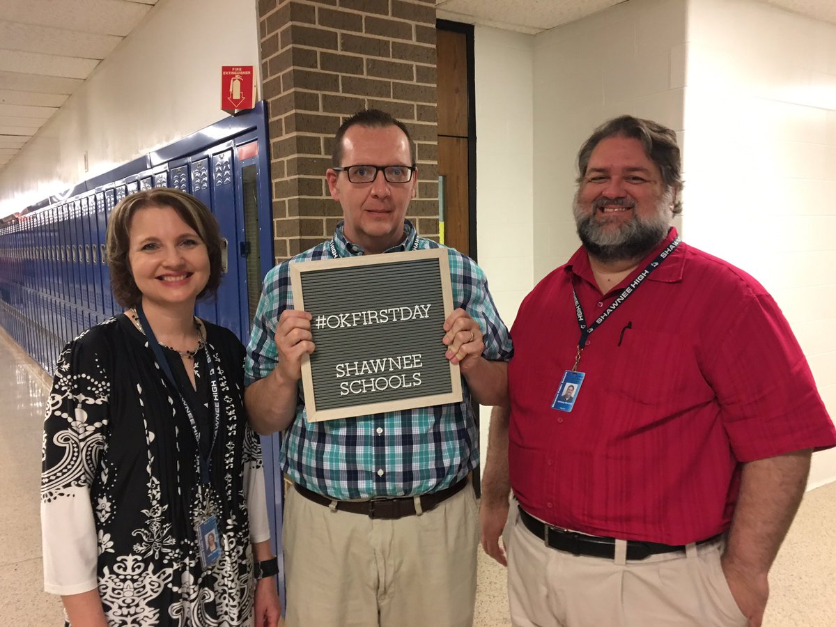 allycleveland's tweet image. #shawneestrong #okfirstday #firstclassteachers