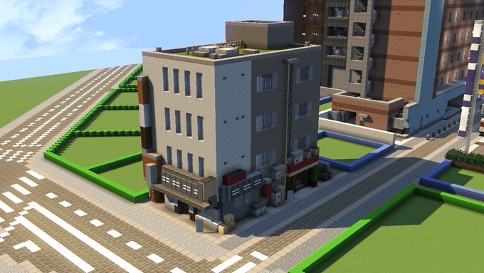 Minecraft 雑居ビル