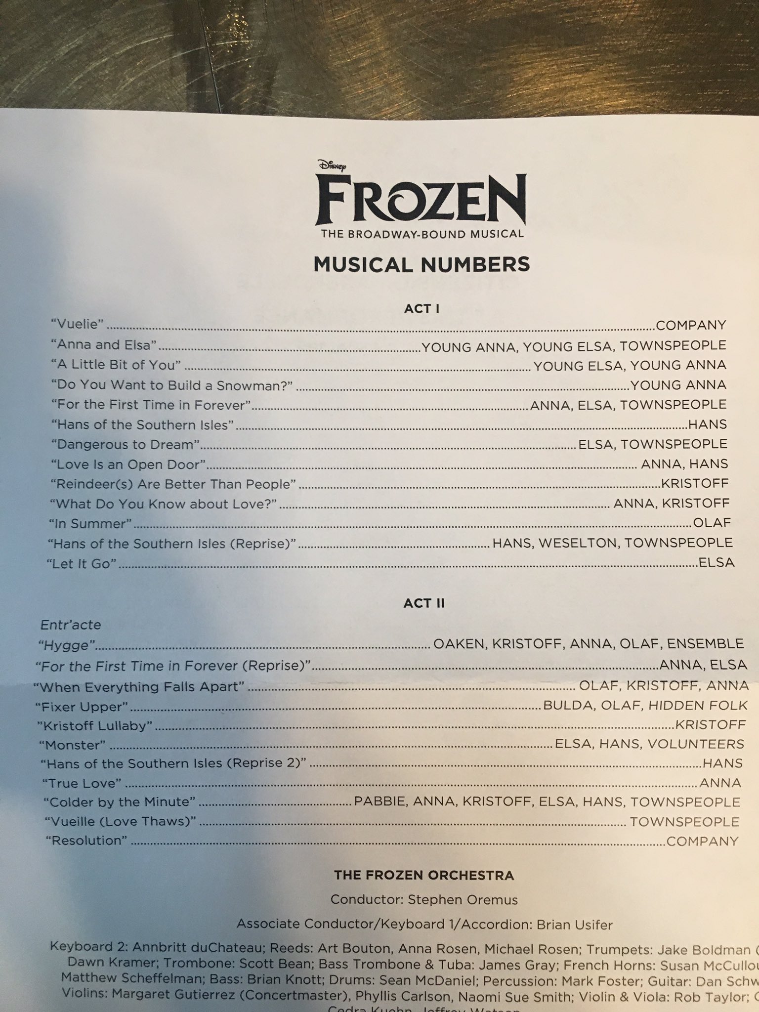 FROZEN to Officially Hit Broadway