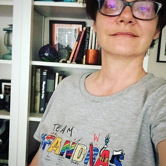 bionic_geek's tweet photo. Whoohoo, a thing came today @fangirlshirts @emtothea #ItsTotallyAThing #NeverGetOffTheBus https://t.co/DzyQf3WsTs