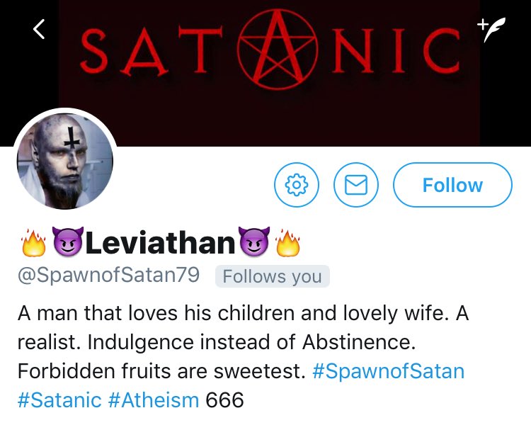 spookperson's tweet image. satan was nothing if not a true believer in the american dream