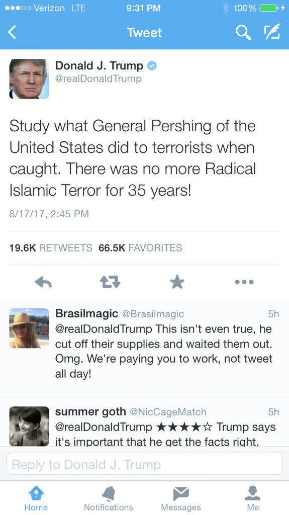 GoodMediScene's tweet photo. @realDonaldTrump can't believe @POTUS said this. @Twitter please #deactivatetrump #embarrassingUS https://t.co/FAORiDrBRd