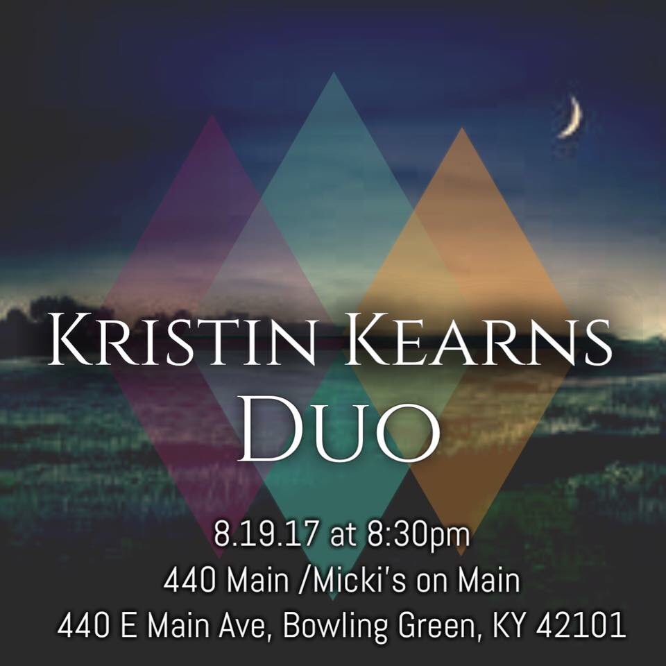 Hey #BowlingGreen friends! Nate and I are excited to be back at 440 Main this #Saturday night! Come say hi! #livemusic #acoustic #music