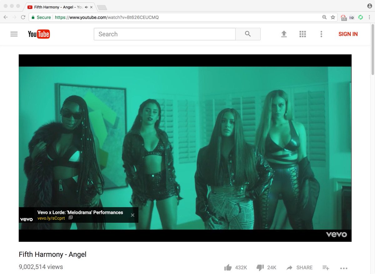 Pearl45h's tweet photo. @The5HVotes It has officially passed 9M… Let’s try and get it to 10M!! #AngelStreamingParty https://t.co/5TE74x6avM