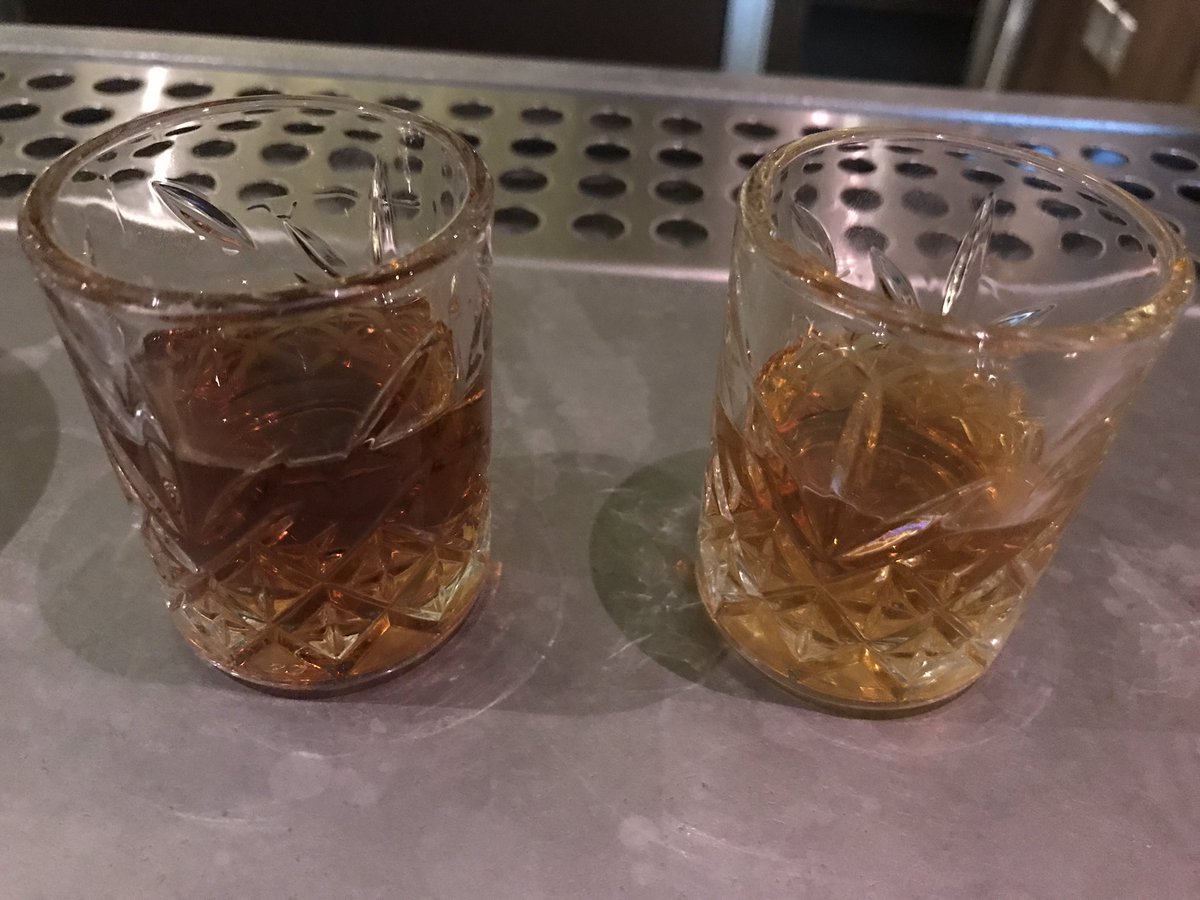 RumScript's tweet image. Comparing sugar sources between @RhumClement Select (sugar cane) and @DiplomaticoRum (molasses) @ChicaLasVegas!