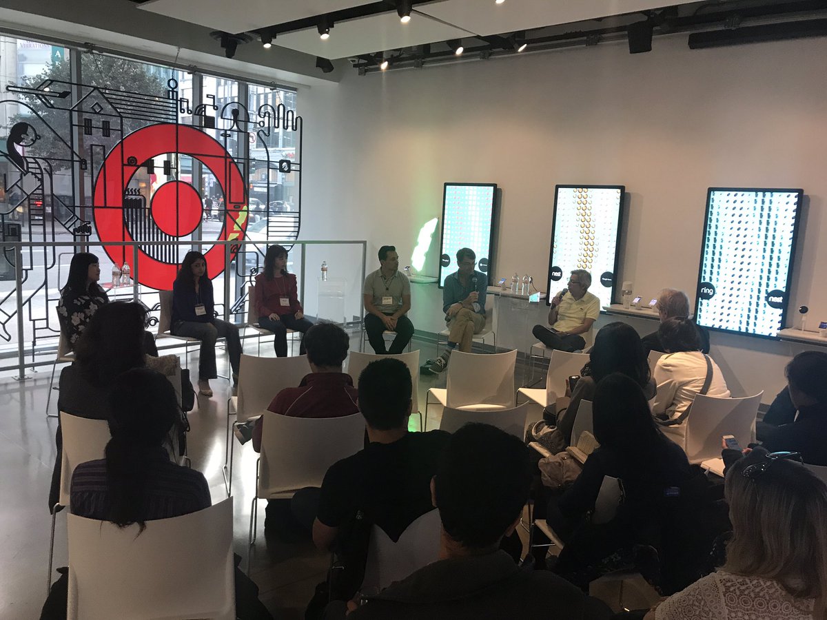 Choyou's tweet photo. Insightful thoughts from the #wearable panel at @targetopenhouse with @ubergizmo #DigitalSummer #ChoYouEvents https://t.co/VApVLirGvW