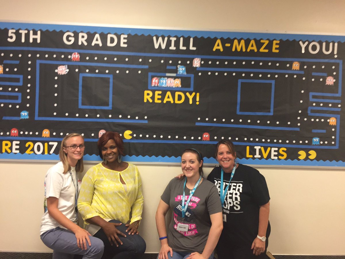 5th grade is ready to meet our a-mazing students and parents! #promise2purpose <a href="/GreenwoodKISD/">Greenwood Forest</a> <a href="/KleinISD/">Klein ISD</a> @KleinISDBret