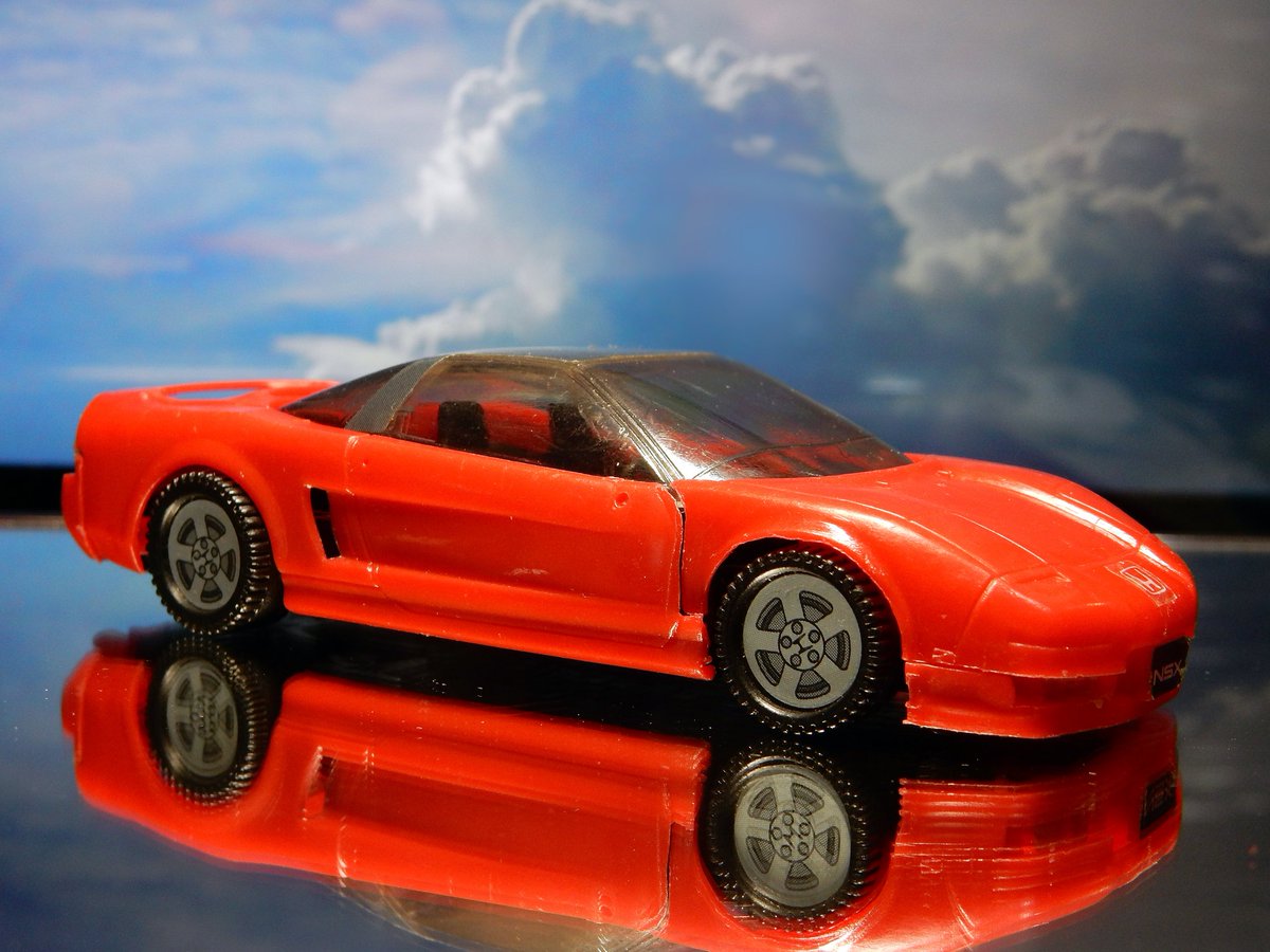 N（ニュー）ビッグワンガムのNSX。1/40です。 #食玩 #プラモデル