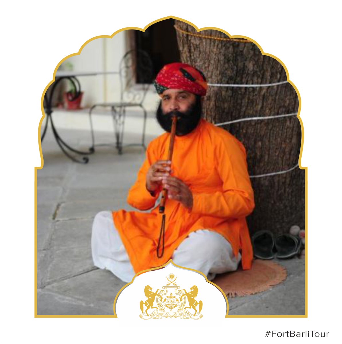 fortbarli's tweet photo. Enjoy the serene flute played as you relish your early morning breakfast in the
Mardana courtyard.
#FortBarli #Rajasthan #Royal https://t.co/XFMdF898nX